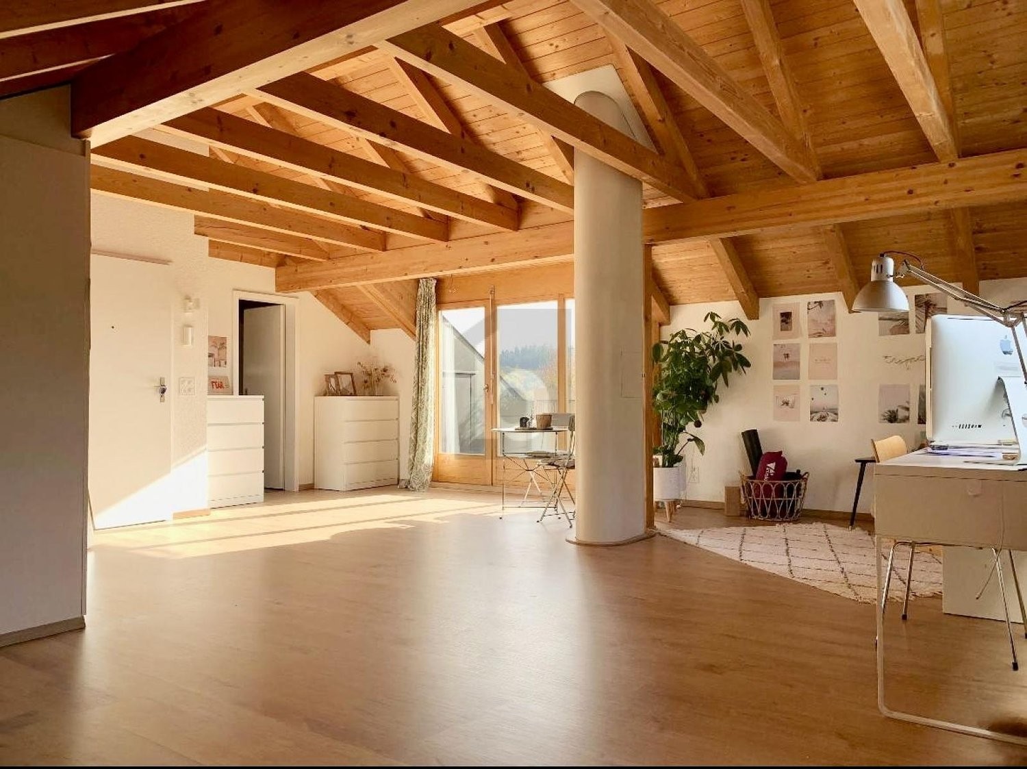 1 ½ rooms roof flat