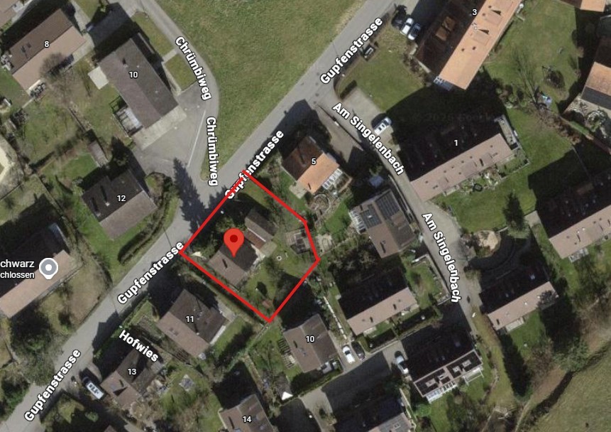 695m² building land