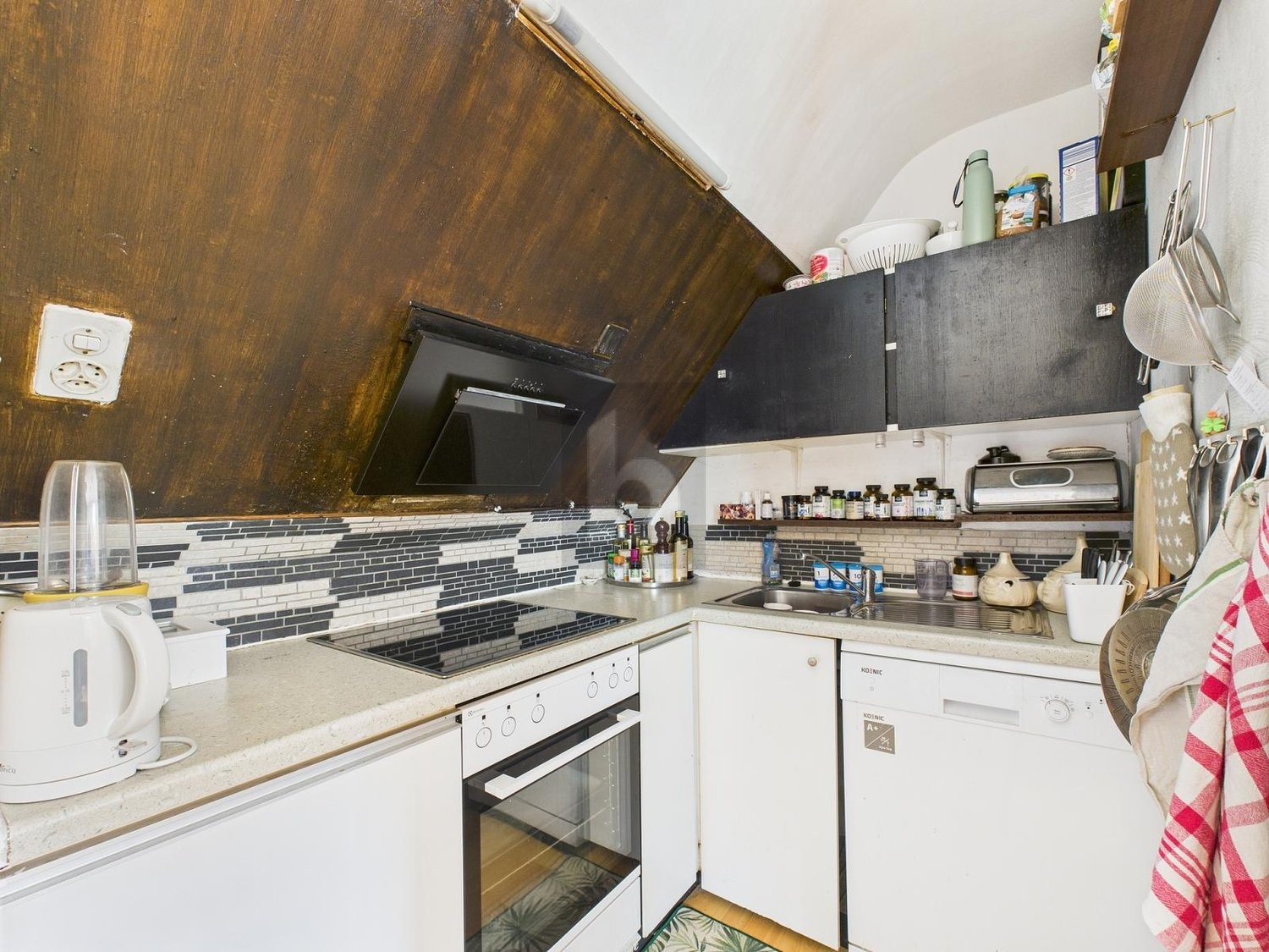 3 rooms roof flat