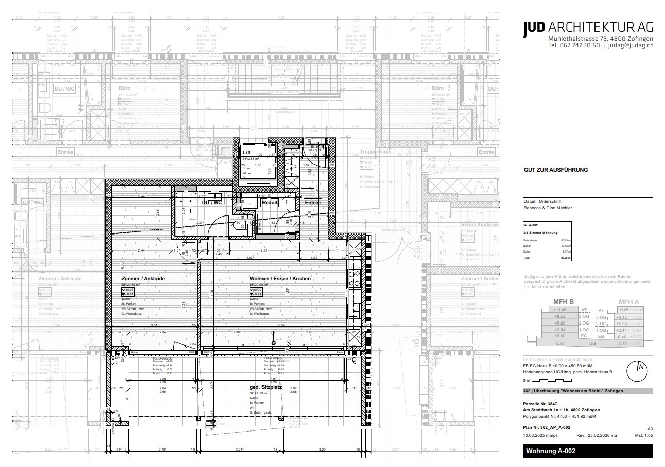 2 ½ rooms apartment