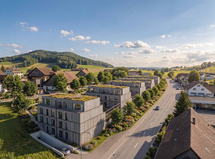 6884m² building land