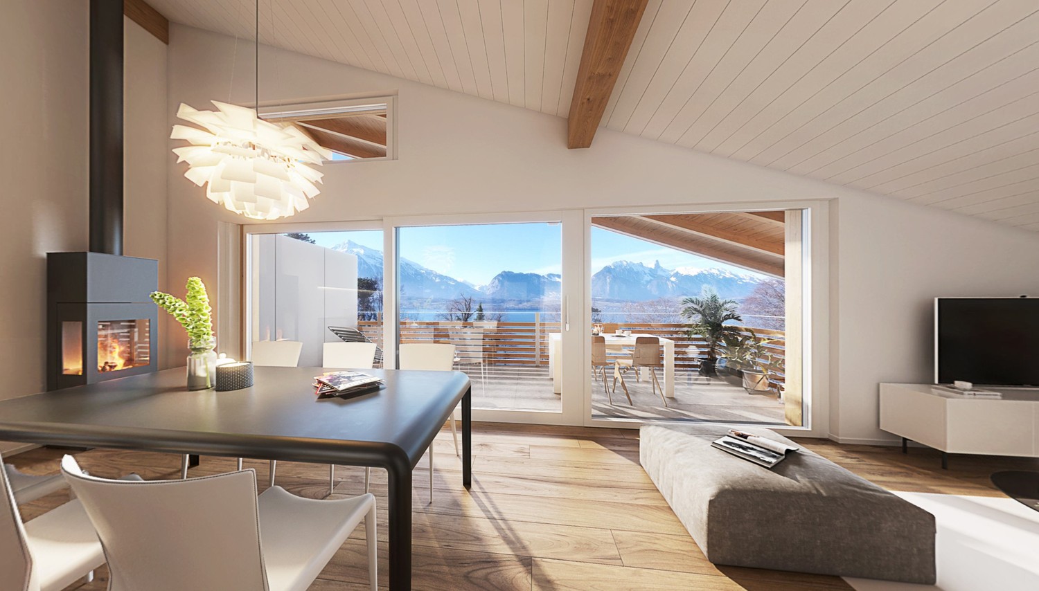 4 ½ rooms roof flat