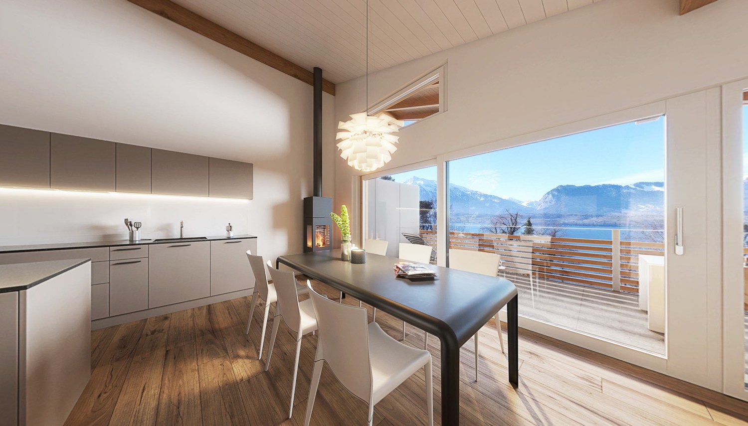 4 ½ rooms roof flat