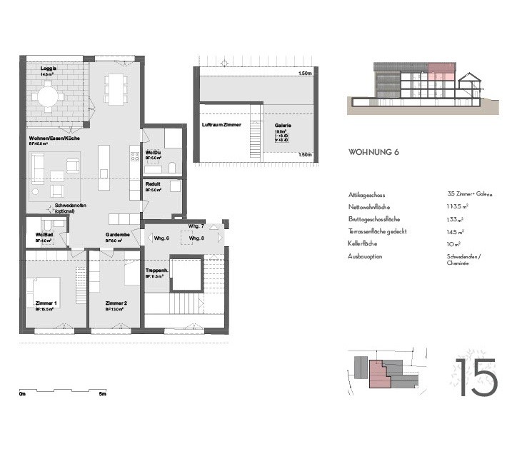 Appartement de 3 ½ pièces