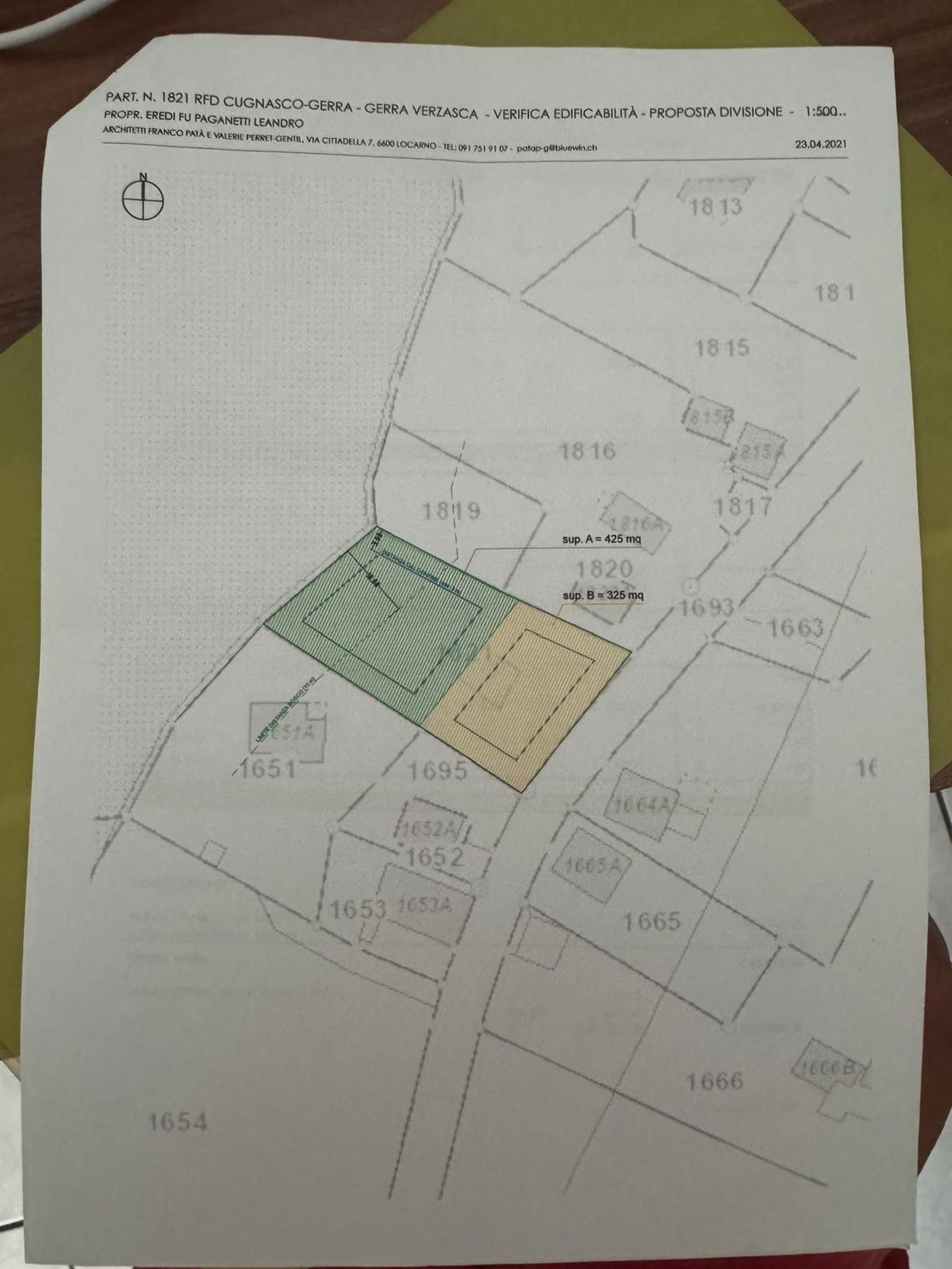 750m² building land, photo 4 of 4