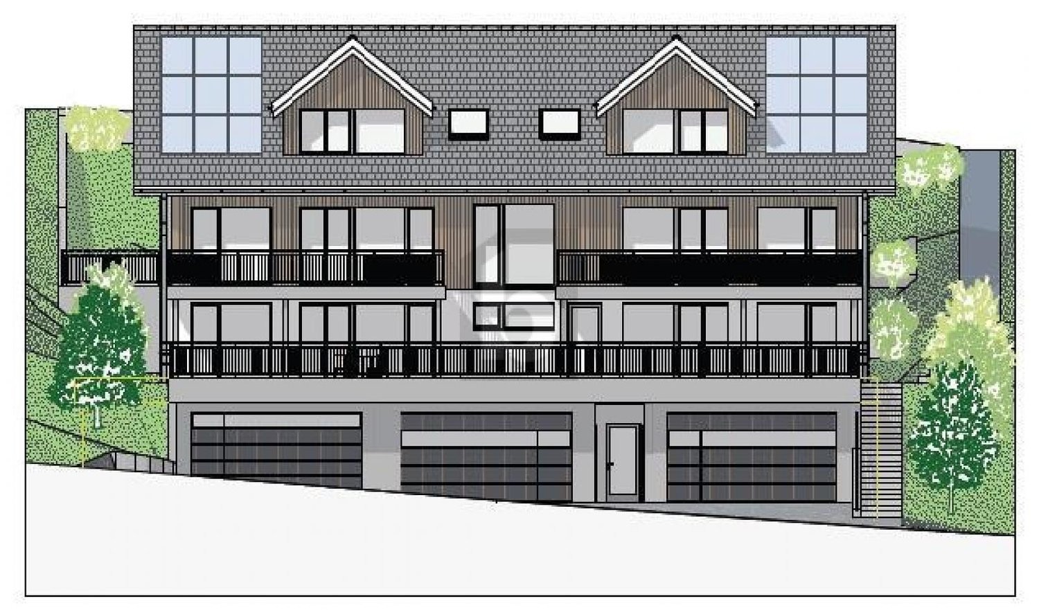 849m² building land
