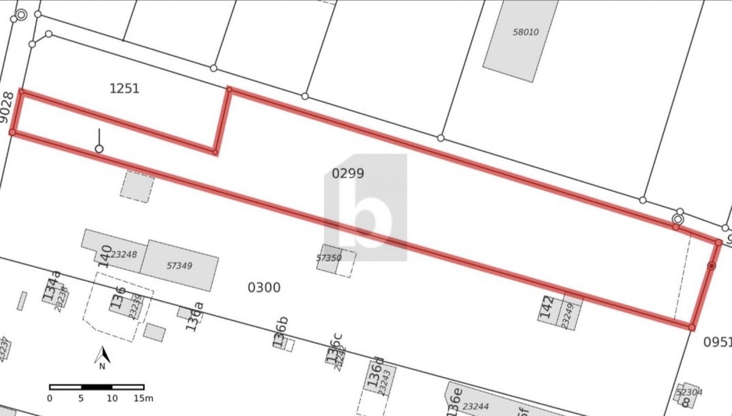 1751m² building land, photo 3 of 3