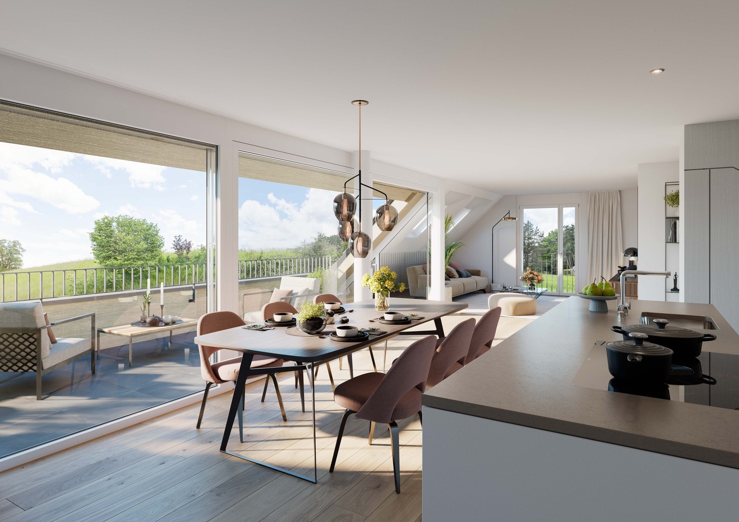 5 ½ rooms roof flat