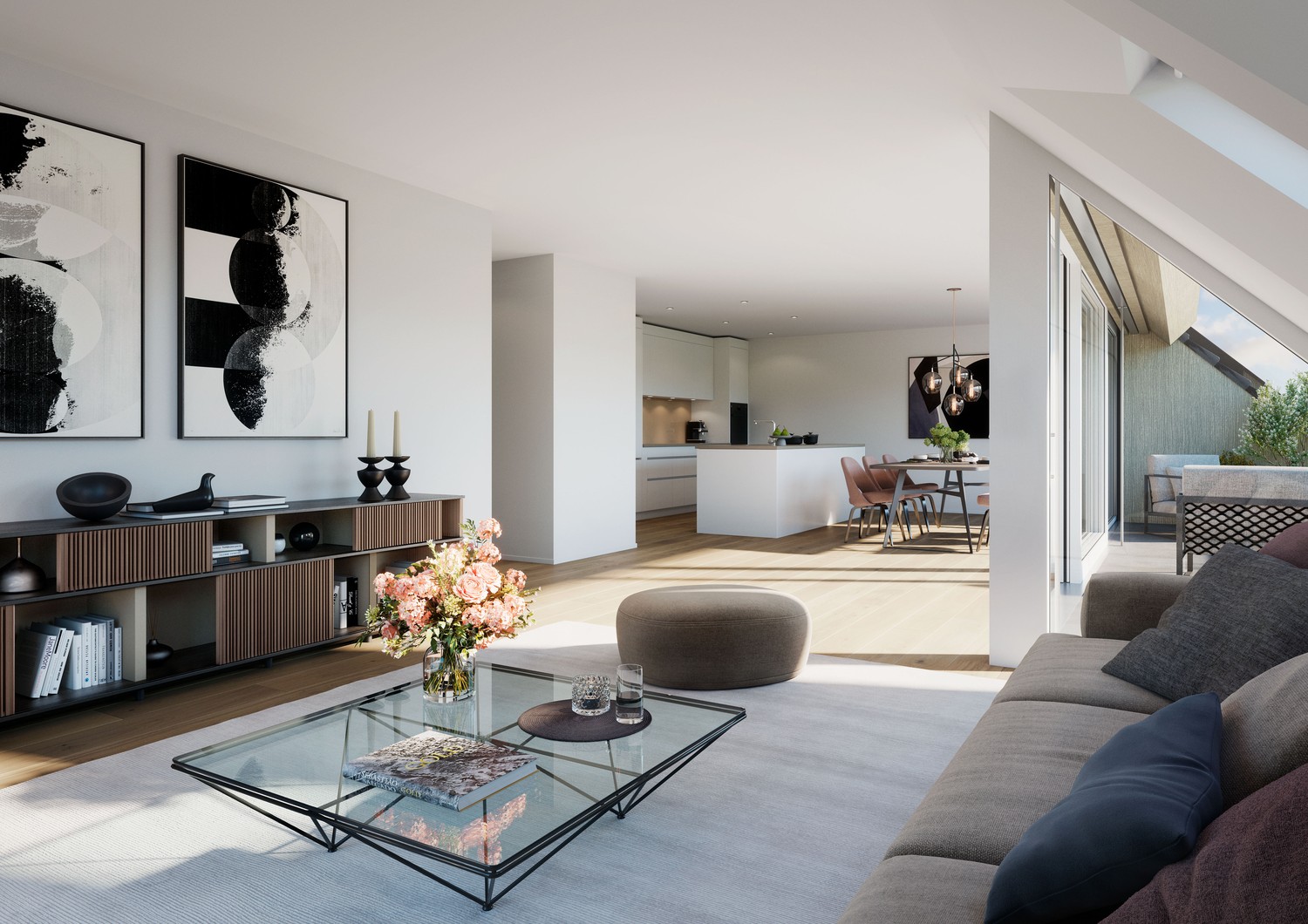 5 ½ rooms roof flat