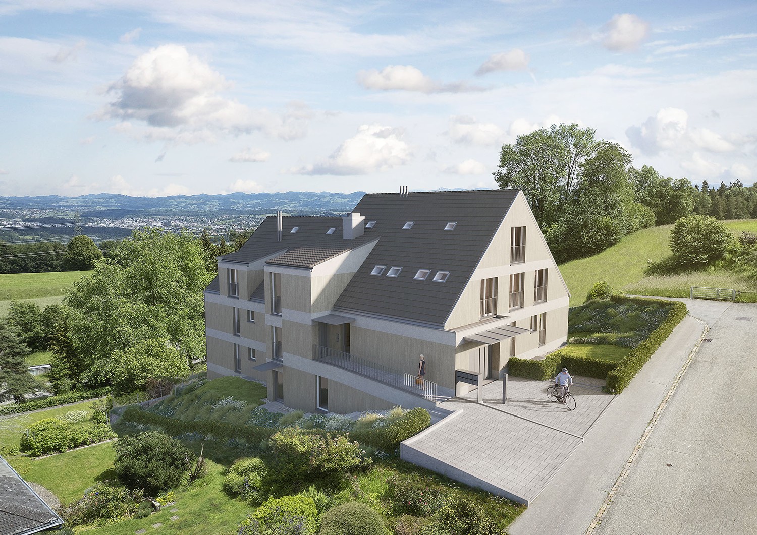 5 ½ rooms roof flat