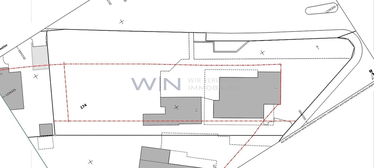 1663m² building land