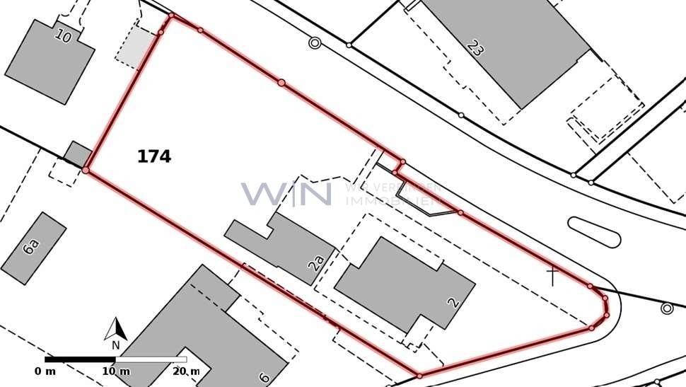 1663m² building land